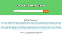 Tablet Screenshot of couponpromocode.net